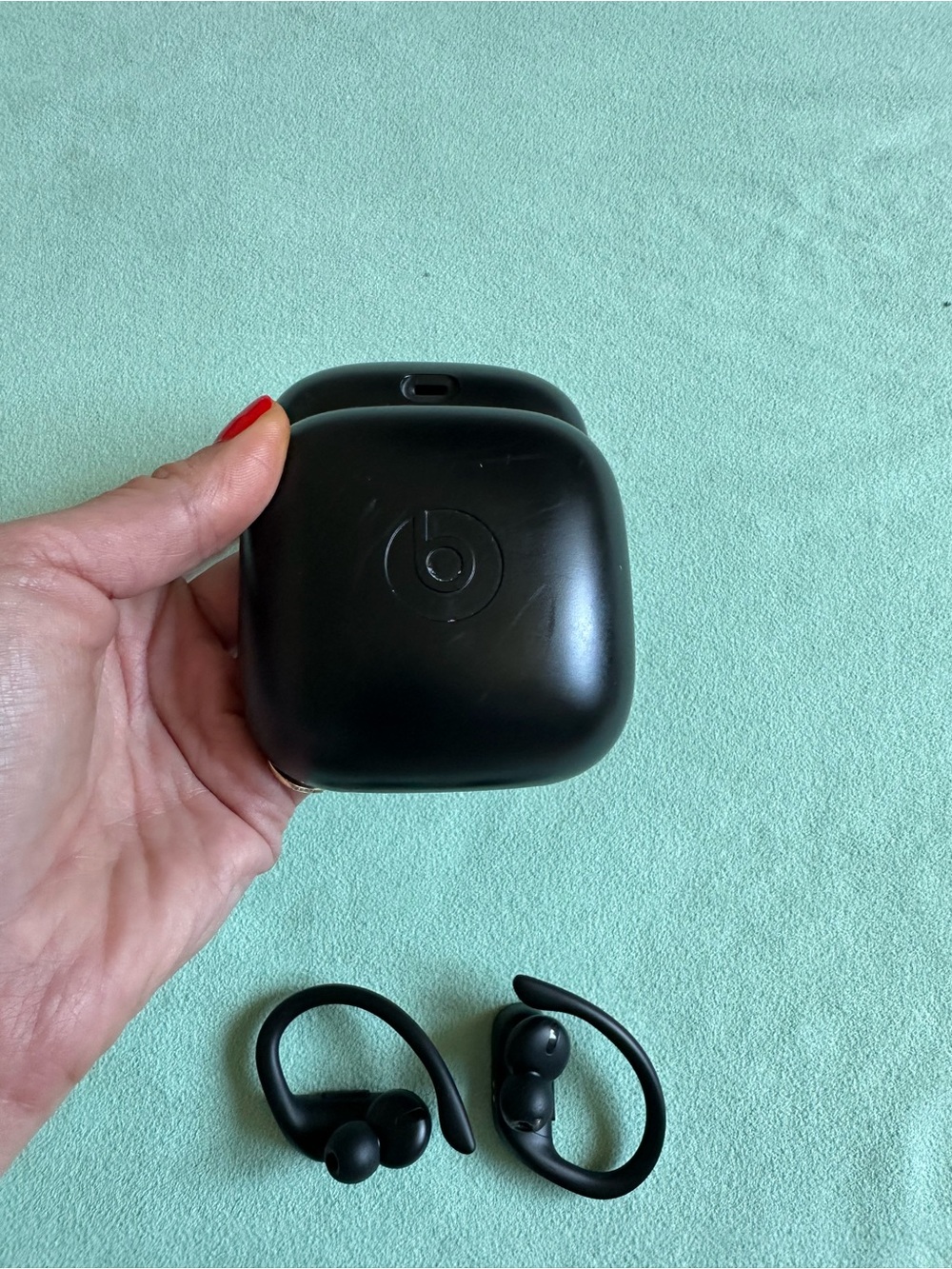 Beats by Dre Black Powerbeats Pro Wireless Earbuds with Charging Case